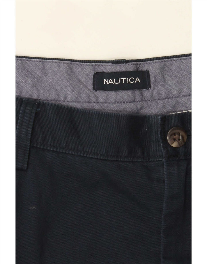 Nautica Herre Regular Chino Bukser W40 L28 Marineblå