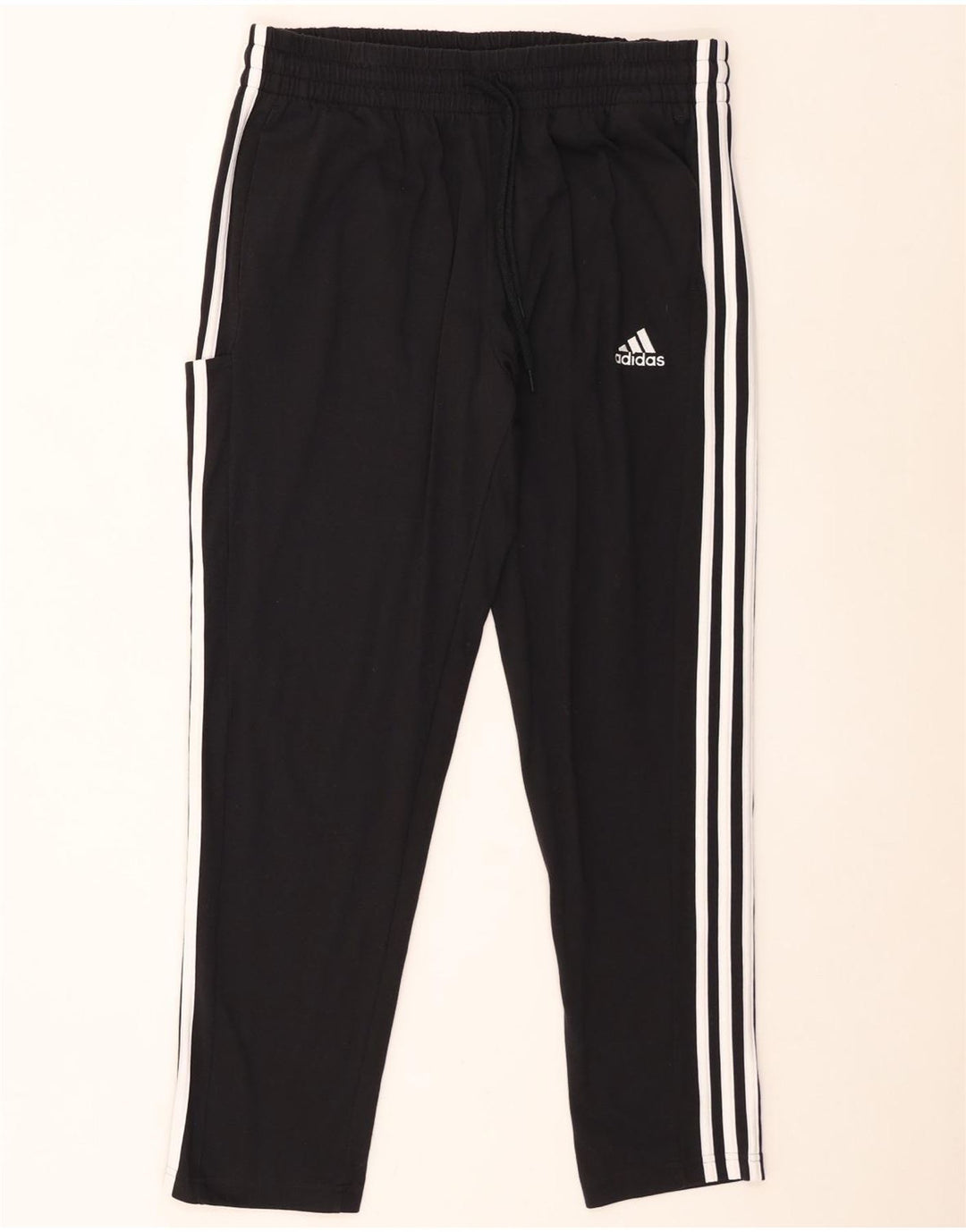 Adidas Mens Tracksuit Trousers XL Black Cotton