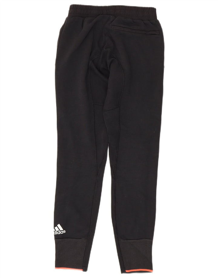 Adidas Womens Tracksuit Trousers Joggers Small  Black Cotton