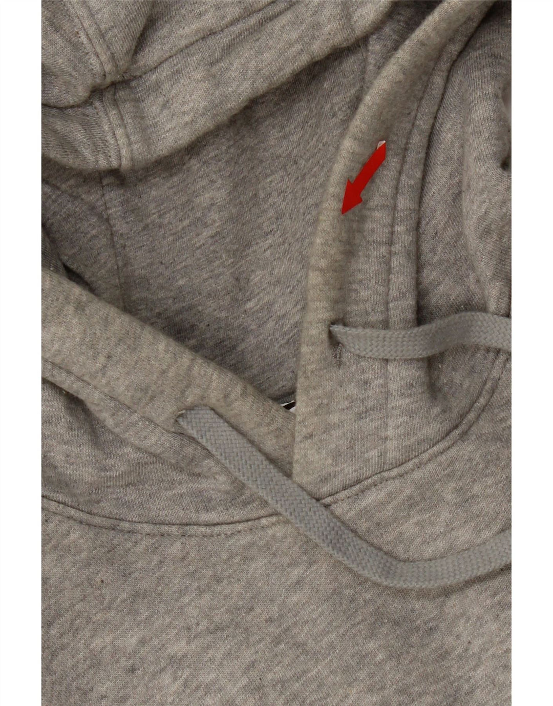 Felpa con cappuccio grafica Nike da uomo in cotone chiazzato grigio medio