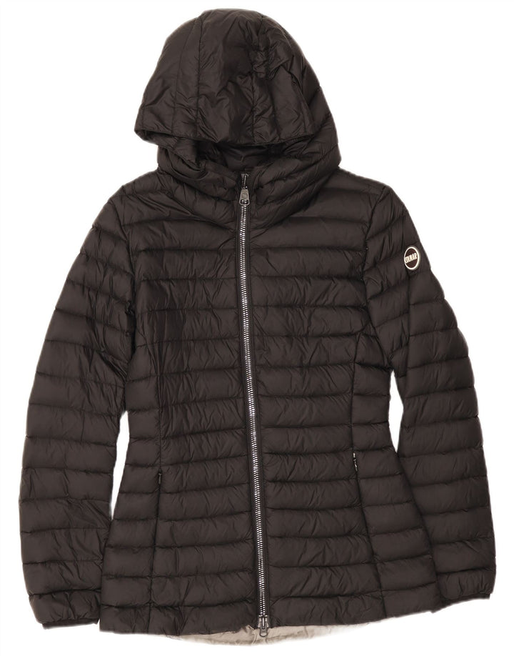 Colmar Womens Hooded Padded Jacket EU 40 Large Black Polyamide