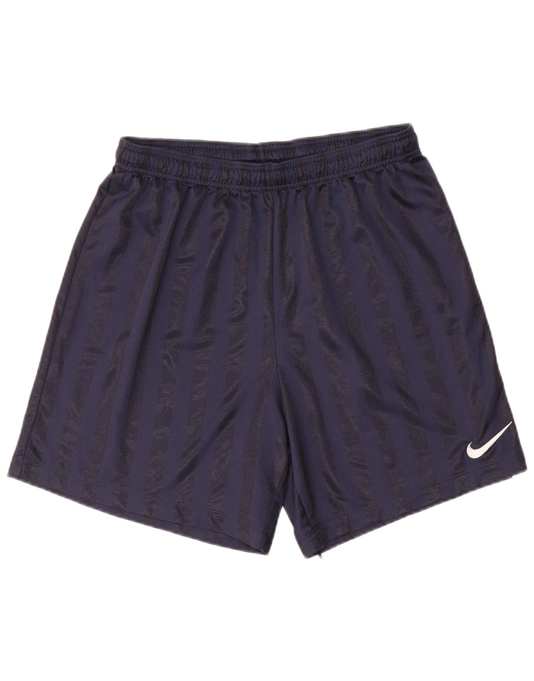 Nike Short de sport pour homme Large Bleu marine rayé