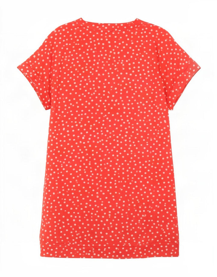 Marks & Spencer Damen Etuikleid UK 16 Large Red Polka Dot