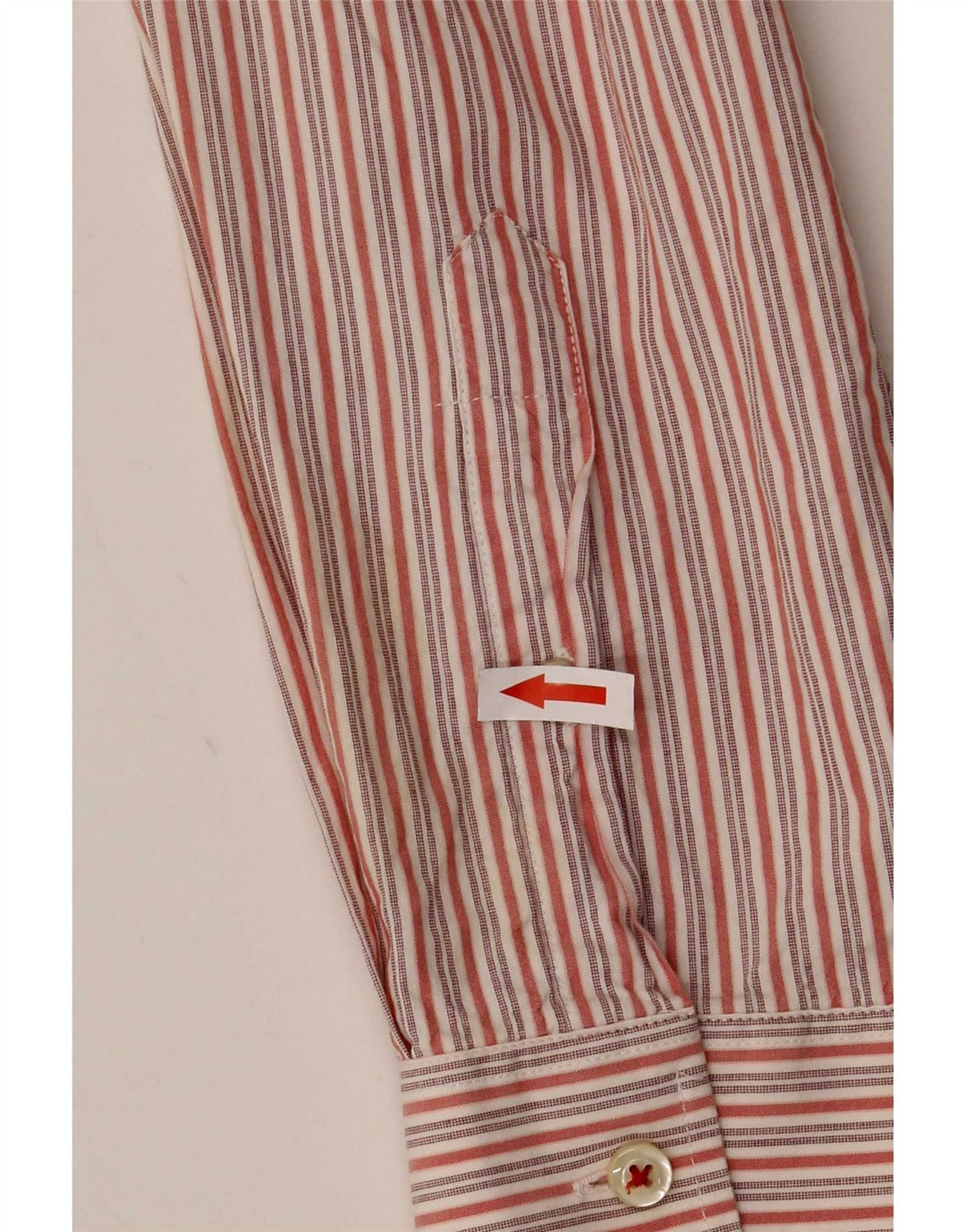 Jack Wills Mens Shirt Small Red Striped Cotton