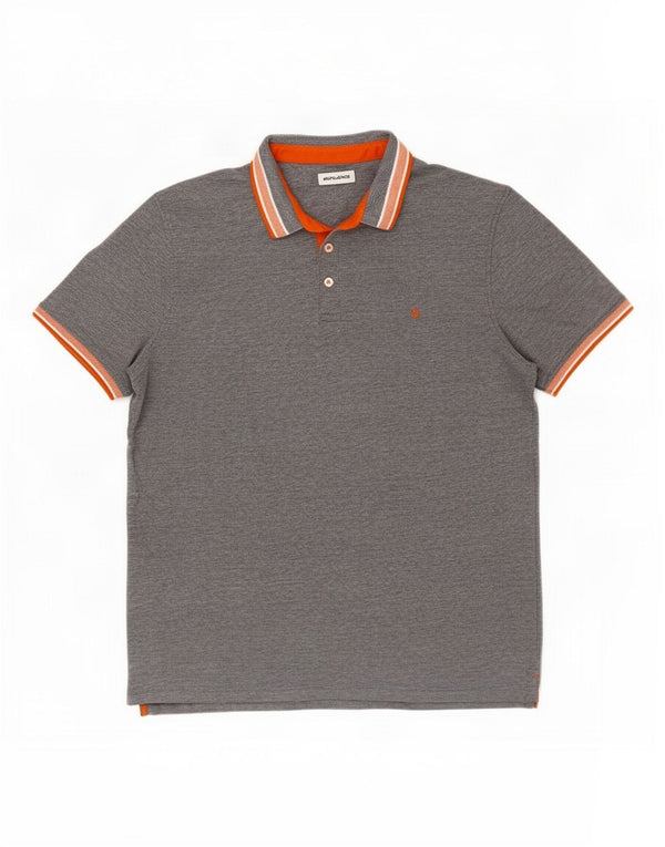 Jack & Jones muška polo majica 2XL sivi pamuk