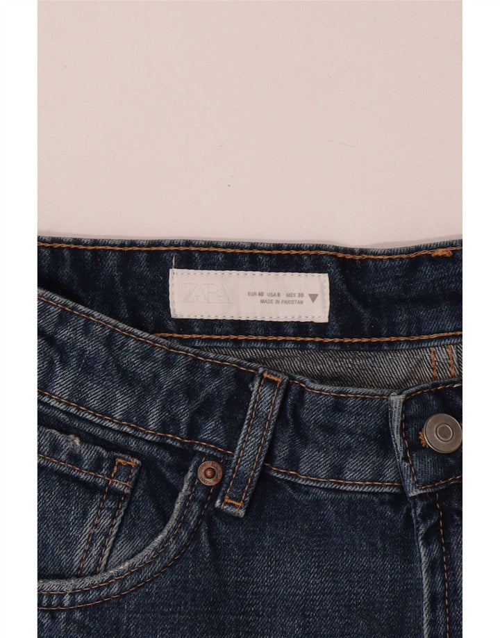 Zara Womens Denim Shorts EU 40 Medium W30  Blue