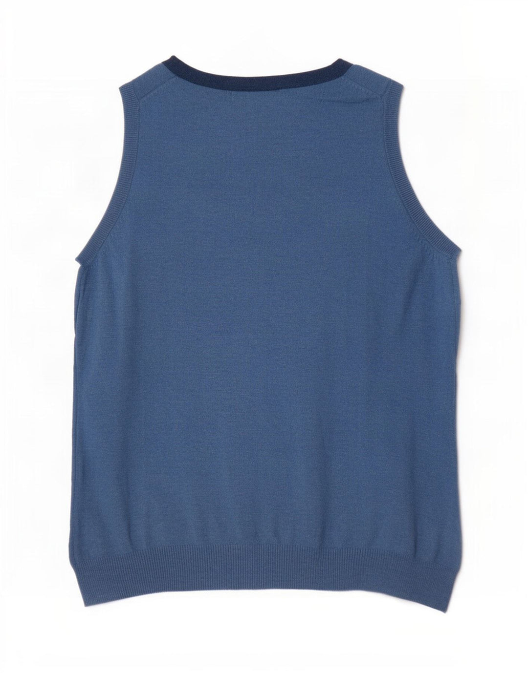 Boden Dame Vest Tank Top UK 10 Lille Blå Bomuld