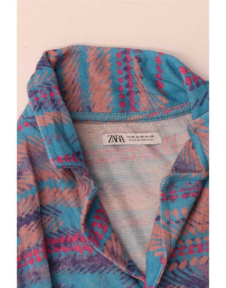 Chemise À Manches Courtes Zara Homme Rayé Multicolore Moyen