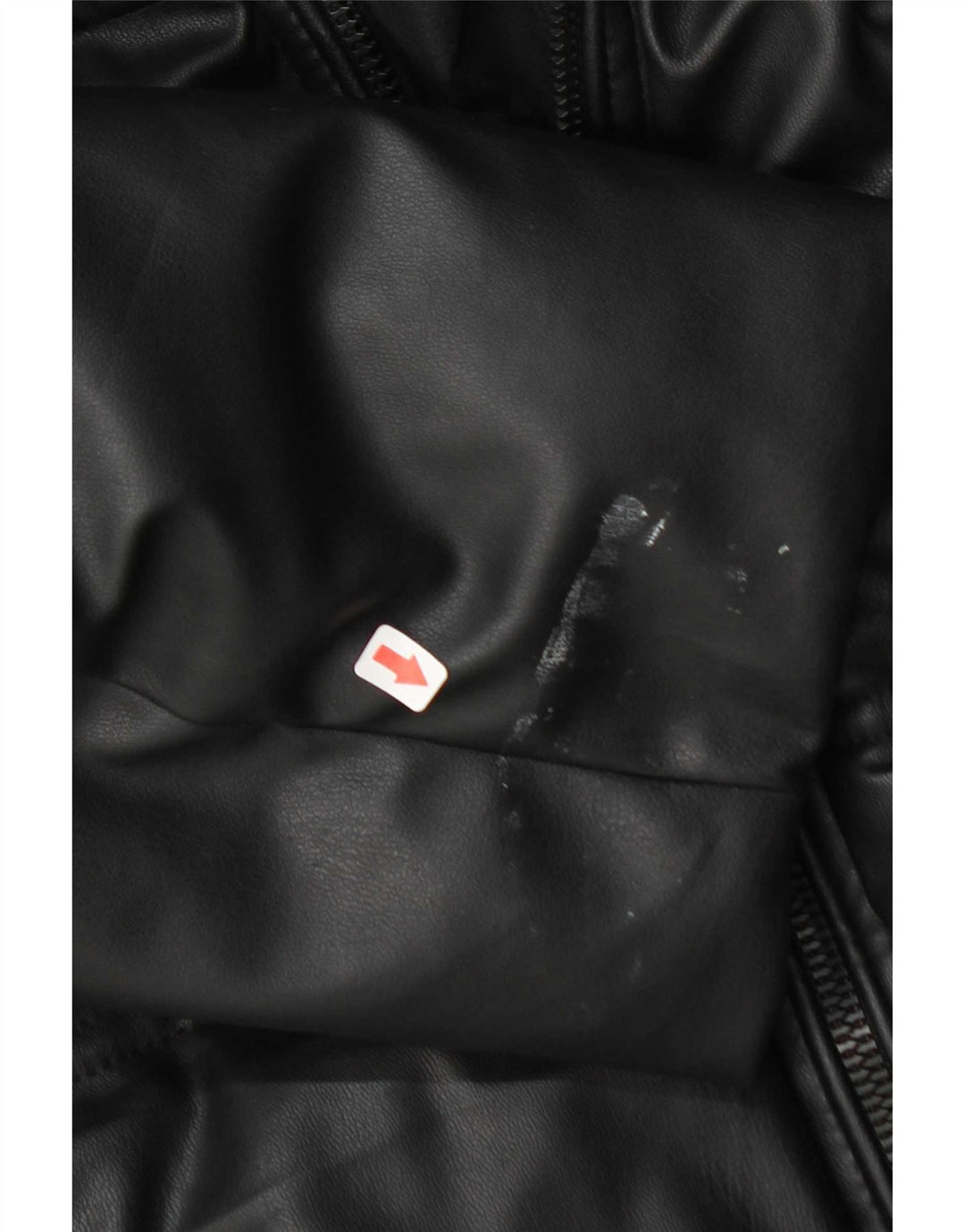 Zara Womens Hooded Loose Fit Padded Jacket UK 10 Small Black Polyester