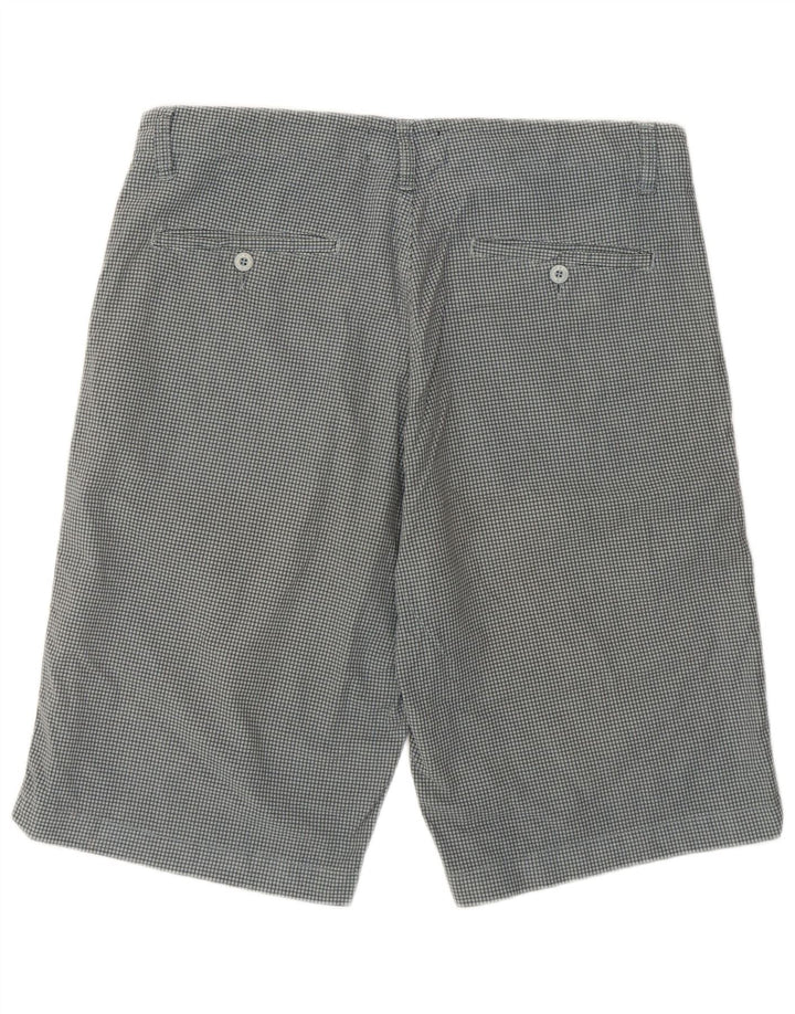 Converse Chino Shorts til mænd store W34 grå ternet bomuld