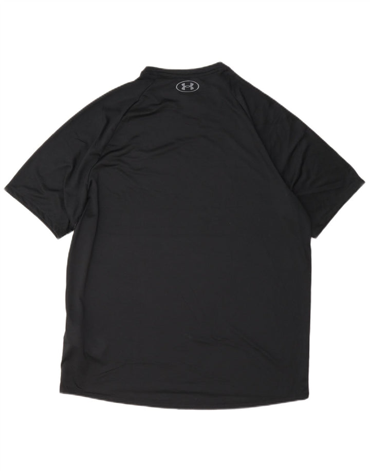 Under Armour Ανδρικό T-Shirt Top Large Μαύρο Πολυεστέρας