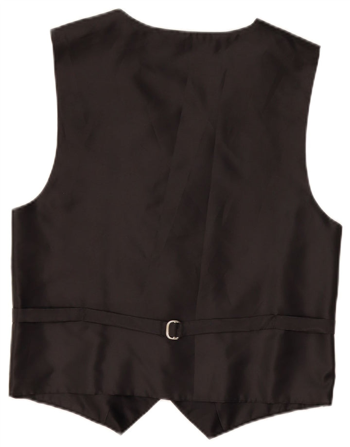 Vintage Herren Weste IT 46 Small Schwarz