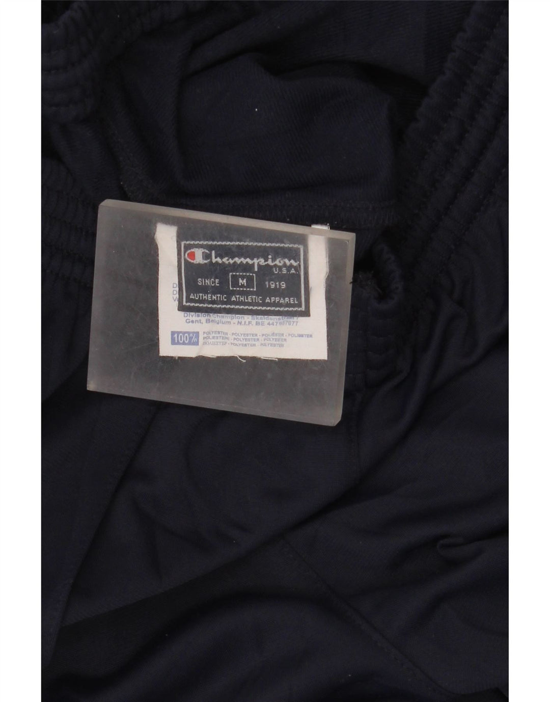 Calça de treino masculina Champion poliéster azul marinho médio