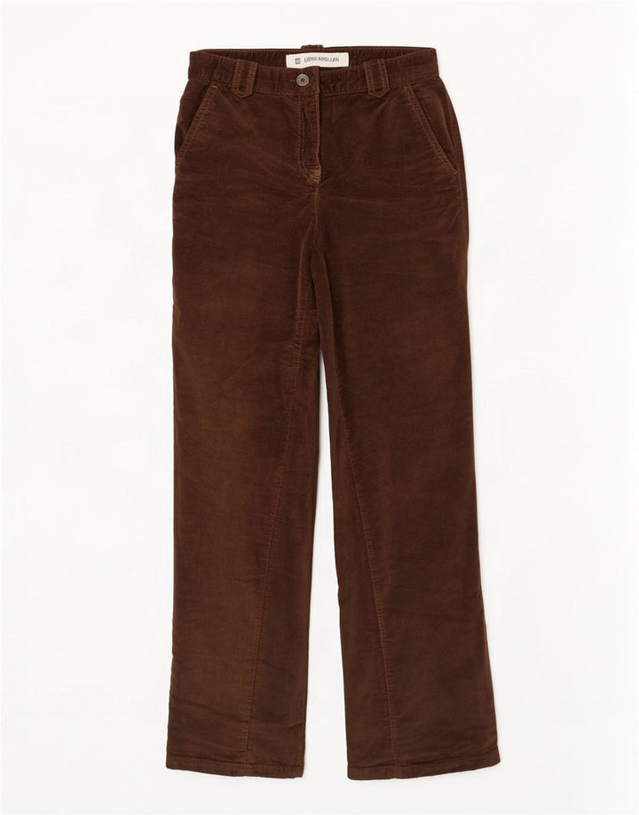 Gap Womens Stretch Bootcut Velour Casual Trousers W30 L30 Brown