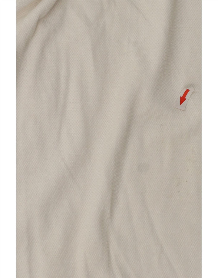 Kappa Mens Polo Shirt XL White Cotton