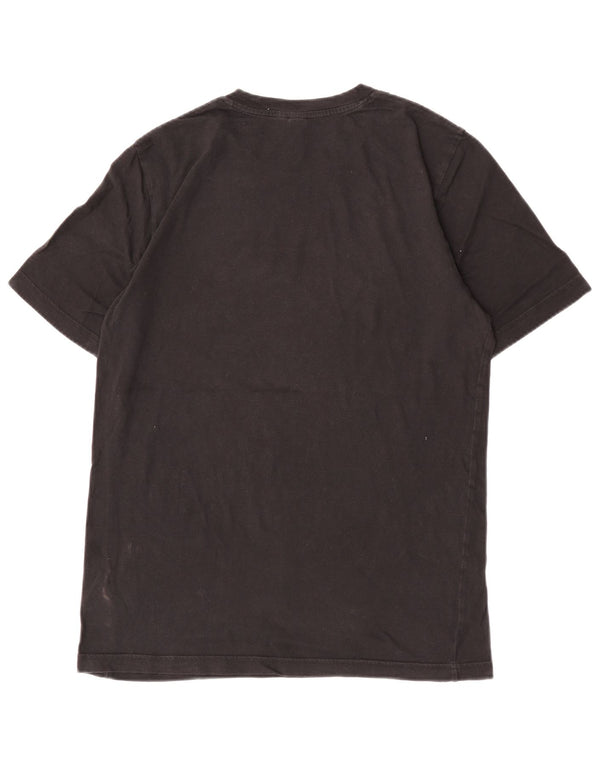 Adidas Mens Short Sleeve Regular T-Shirt Top Small Black Cotton Sports