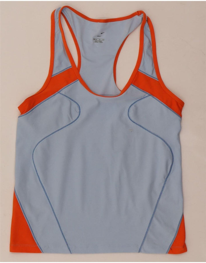 Vesta Nike Dri Fit Top pentru femei US 8/10 Medium Blue Colorblock
