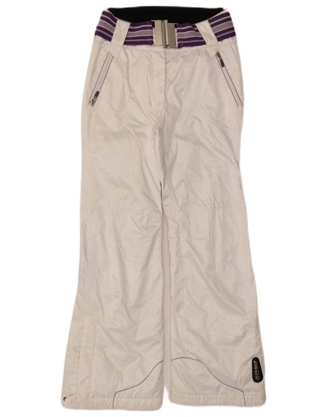 Colmar Womens Ski Trousers IT 42 Medium W28 L29 White Polyester Sports