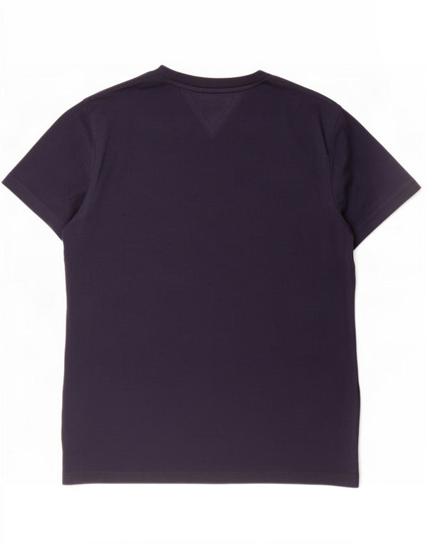 Tommy Hilfiger Mens T-Shirt Top Large Navy Blue Cotton