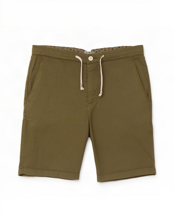 Zara Mens Chino Shorts Pequeño W30 Verde