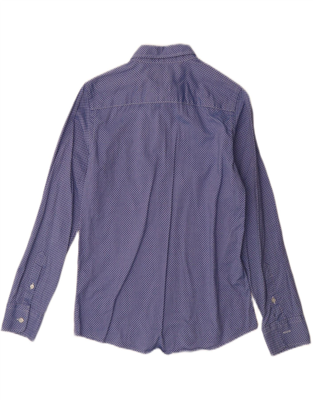 FRED PERRY Chemise Garçon 11-12 ans Coton Taché Bleu