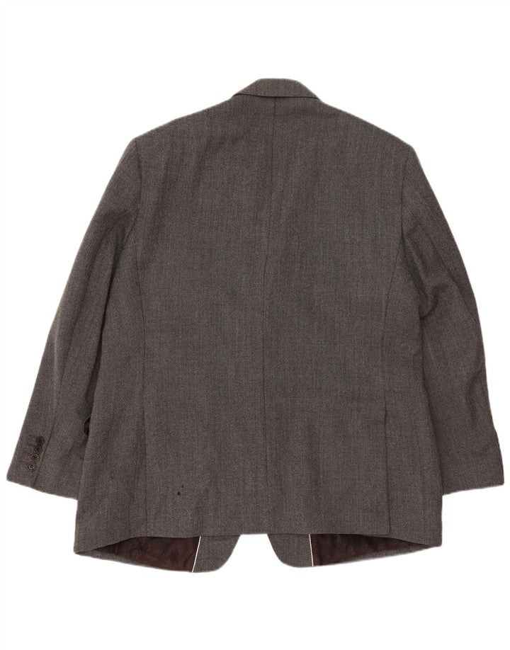 Giacca blazer a 2 bottoni Autograph da uomo Marks & Spencer UK 46 XL Lana grigia