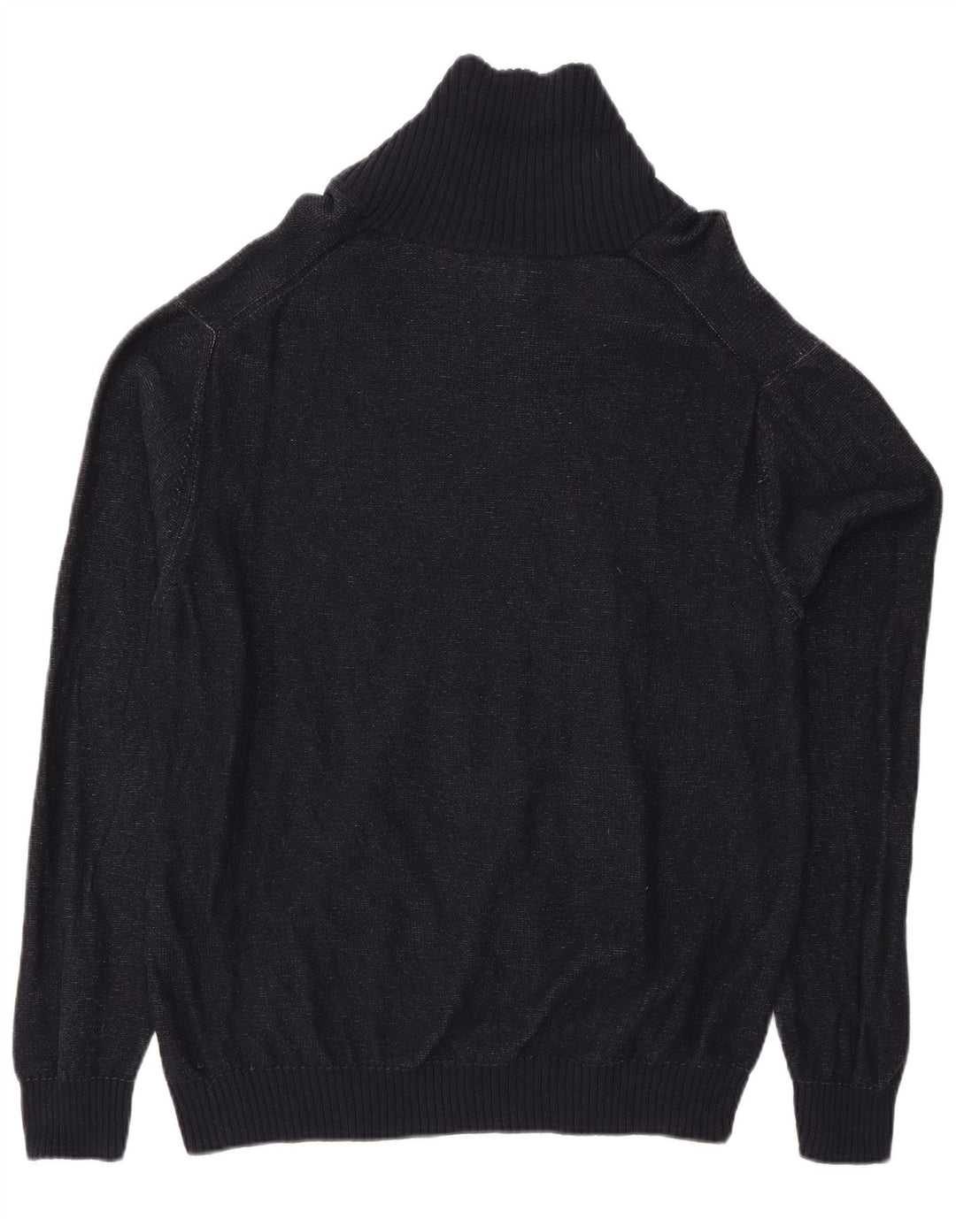 CHAPS Mens Shawl Neck Jumper Sweater XL Navy Blue Flecked