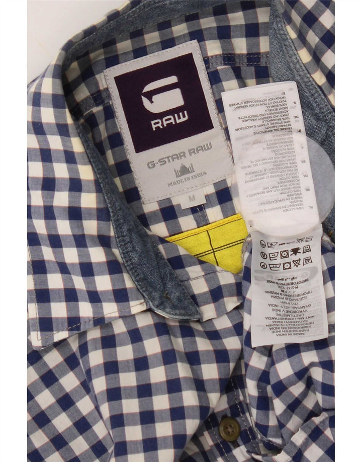 G-Star férfi ing közepes kék gingham pamut