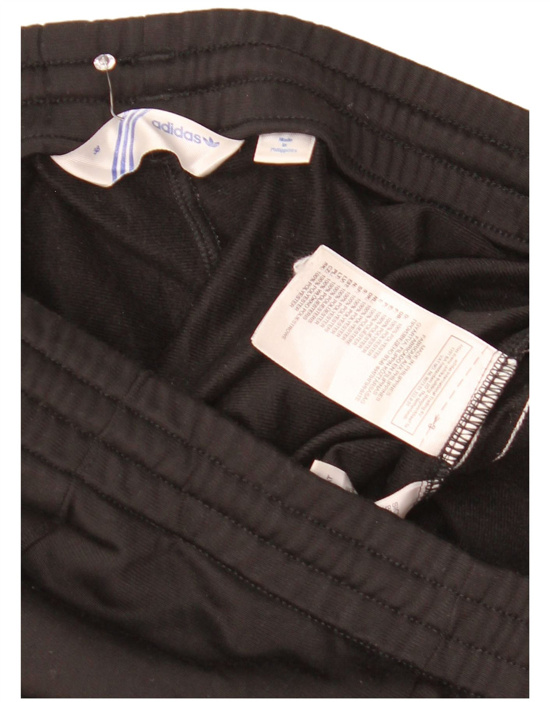 Adidas Pantalones de chándal para mujer EU 38 Mediano Negro Poliéster