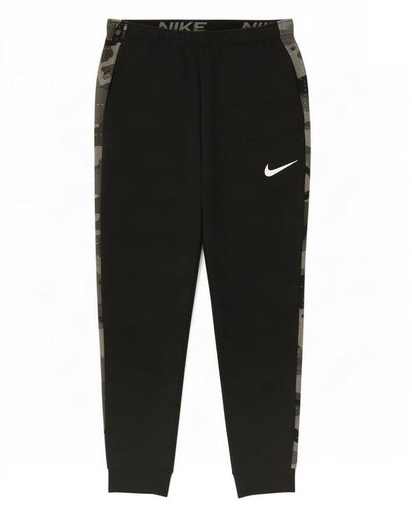 Pantaloni da tuta Nike Dri Fit da uomo, pantaloni da jogging, cotone medio nero mimetico