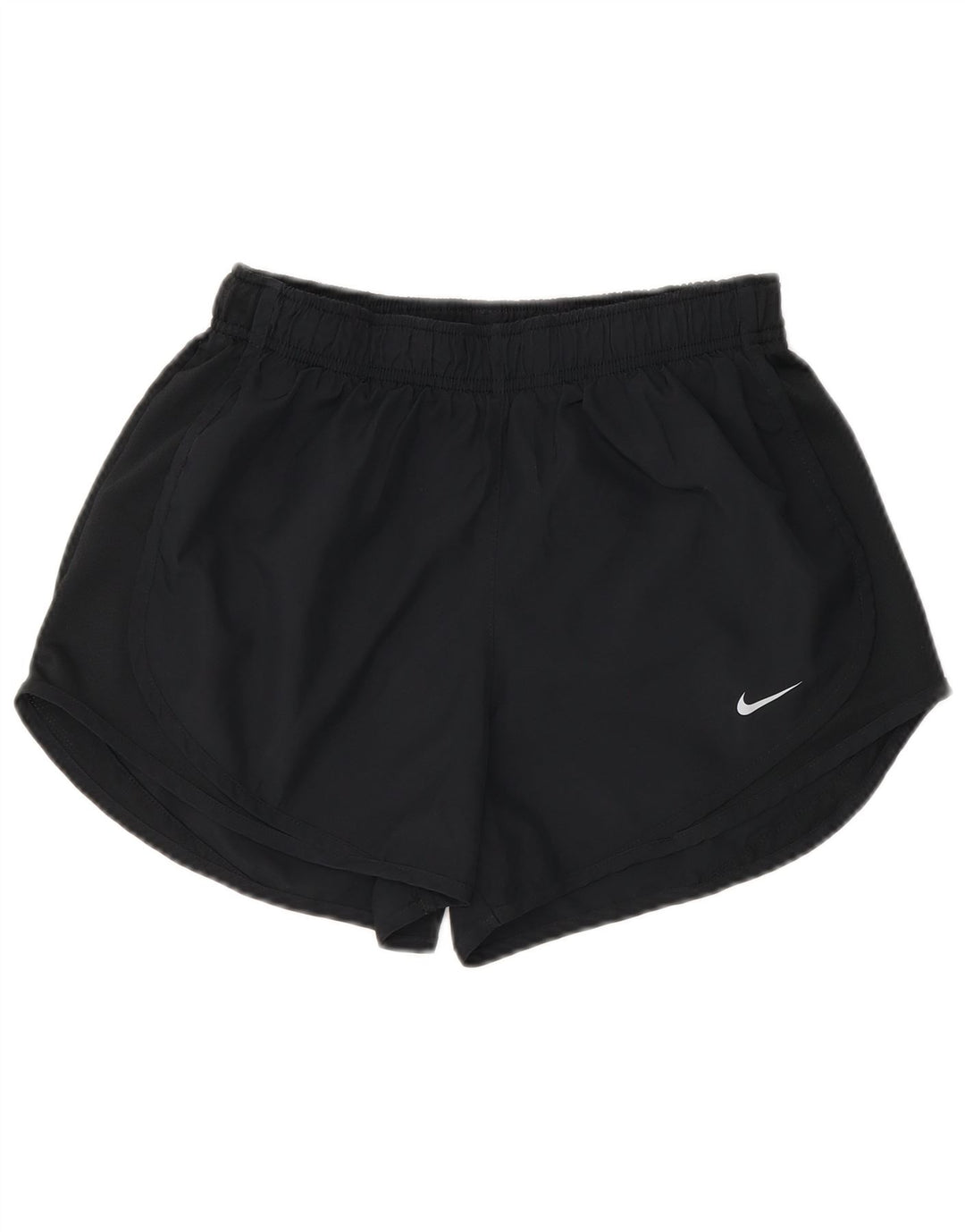 Pantaloncini sportivi Nike da donna Dri Fit UK 8 piccoli poliestere nero