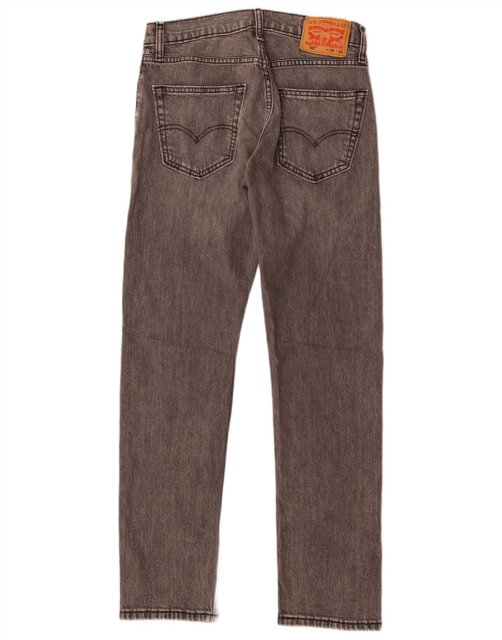 Levi's Mens 502 Tapered Jeans W29 L32 Grey Cotton