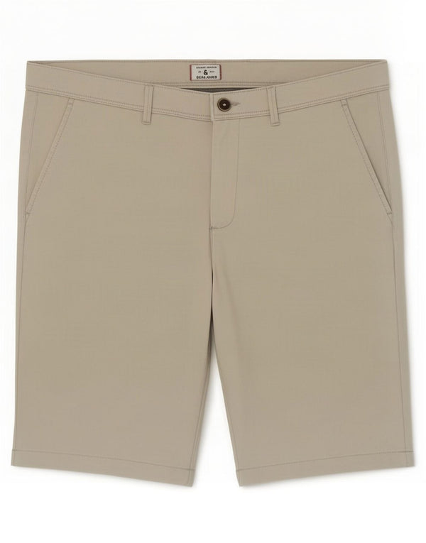 Jack & Jones Mens Regular Chino Shorts 2XL W42 Beige Cotton