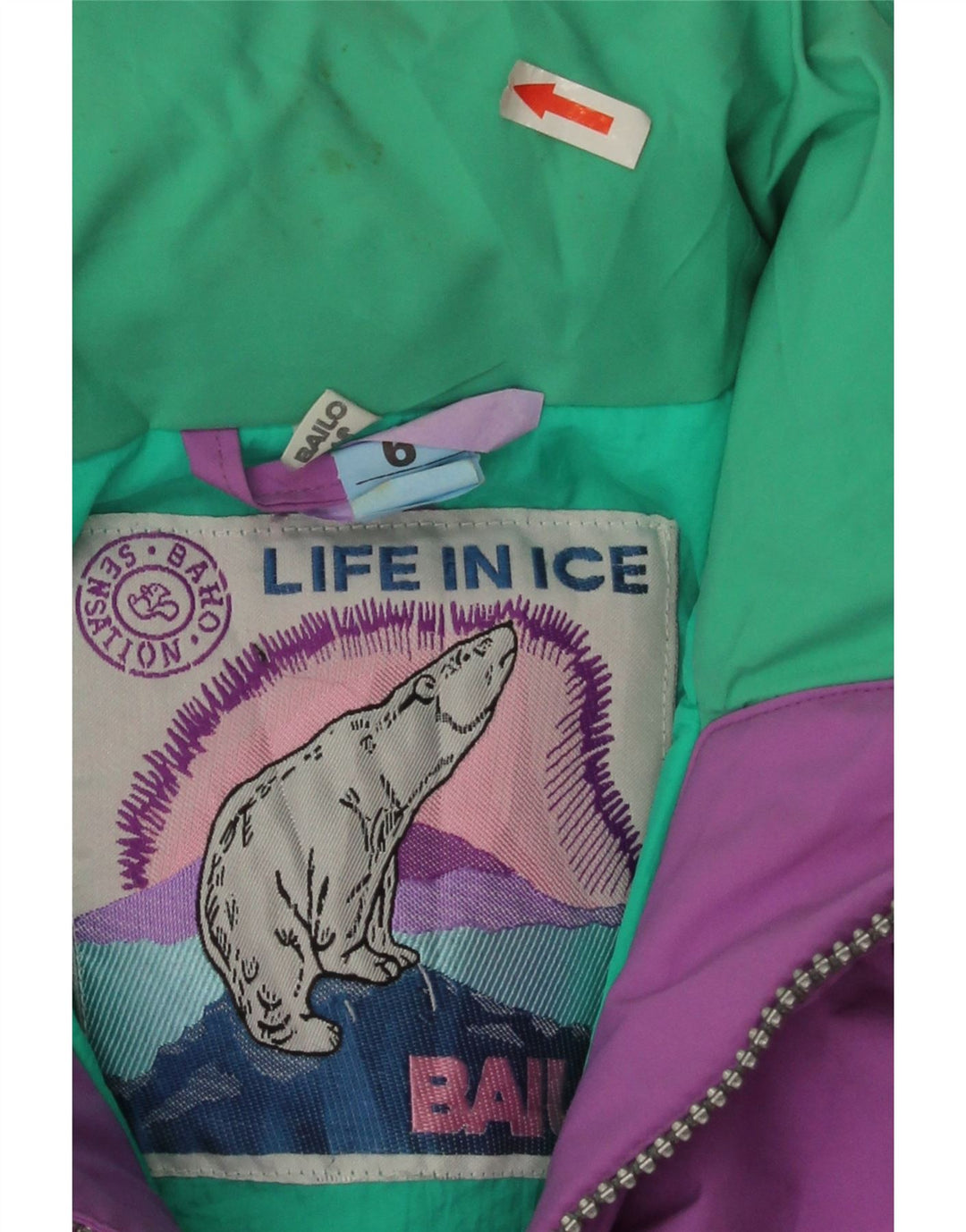 Bailo Womens Gore-Tex Waterproof Ski Jacket IT 46 Large Pink Colourblock