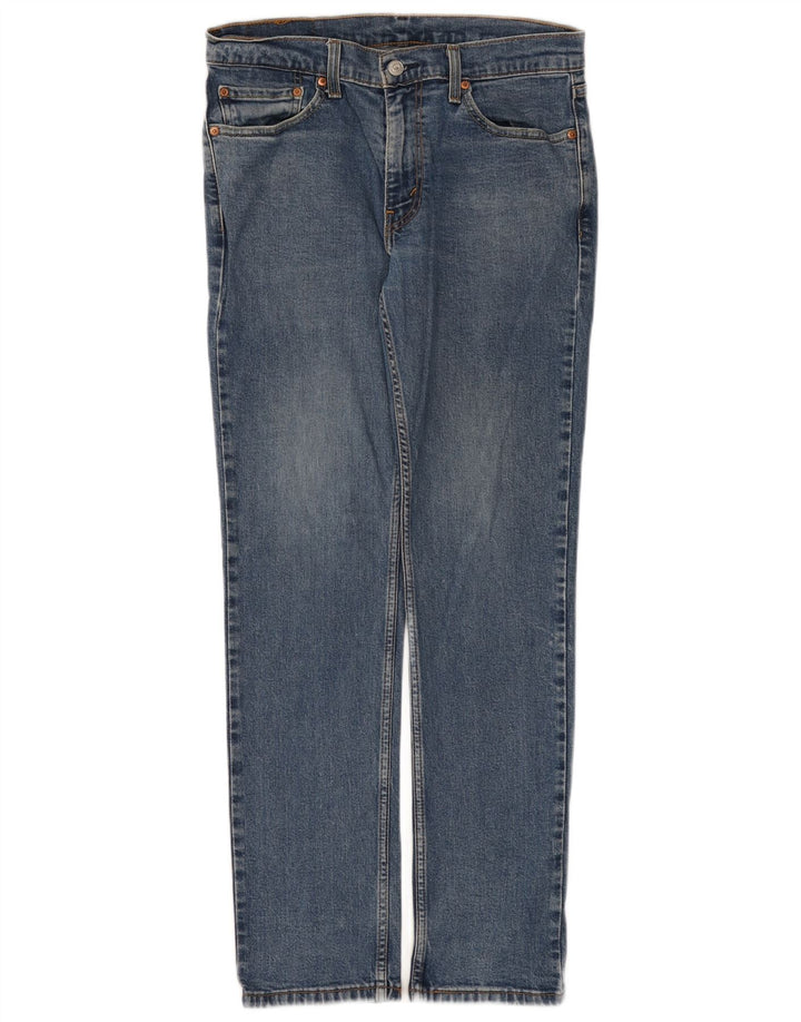 Levi's Herre 511 Slim Jeans W32 L32 Blå Bomuld