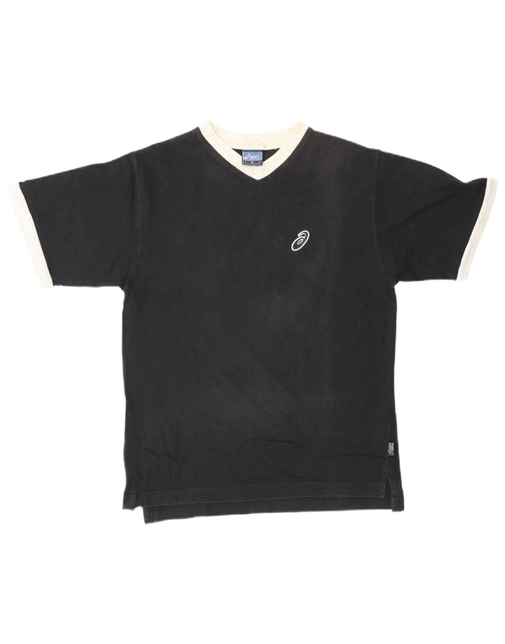 ASICS Herre T-Shirt Top Lille Sort Bomuld