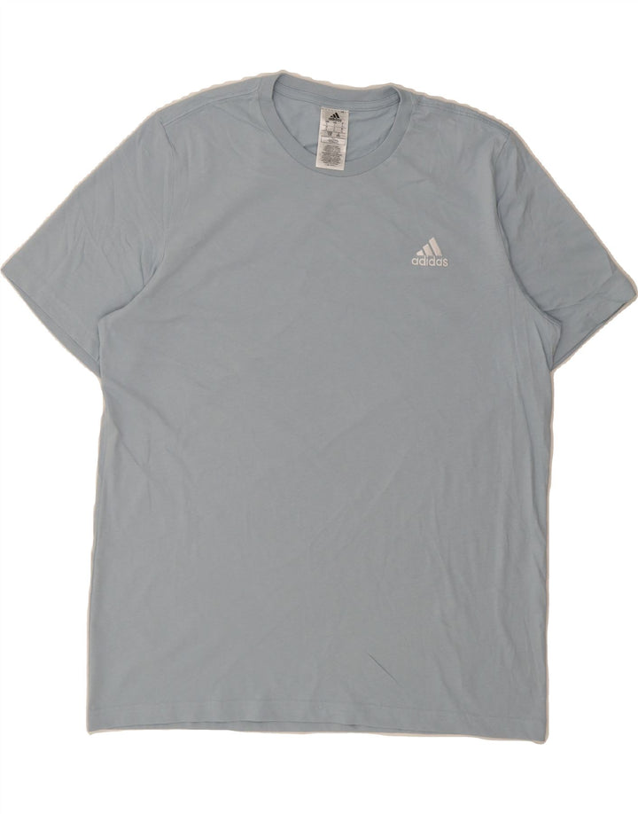 ADIDAS Mens T-Shirt Top Large Blue Cotton Vintage Adidas and Second-Hand Adidas from Messina Hembry 