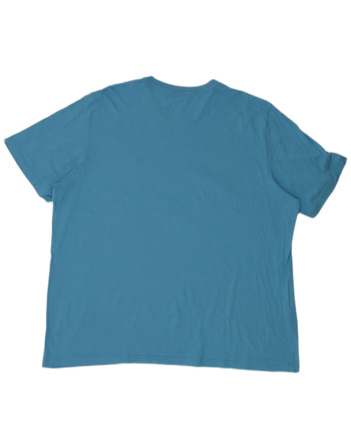 Adidas Mens T-Shirt Top 2XL Blue Cotton