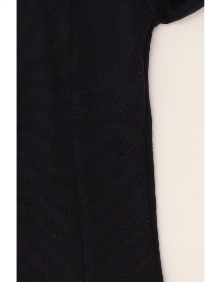 Blauer Dame Cardigan Sweater UK 10 Small Navy Blue Wool