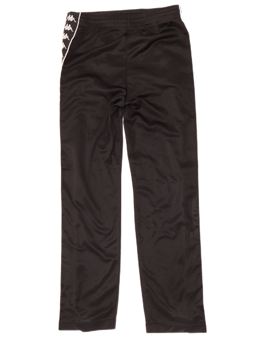 Kappa Mens Graphic Tracksuit Trousers Small Black Polyester