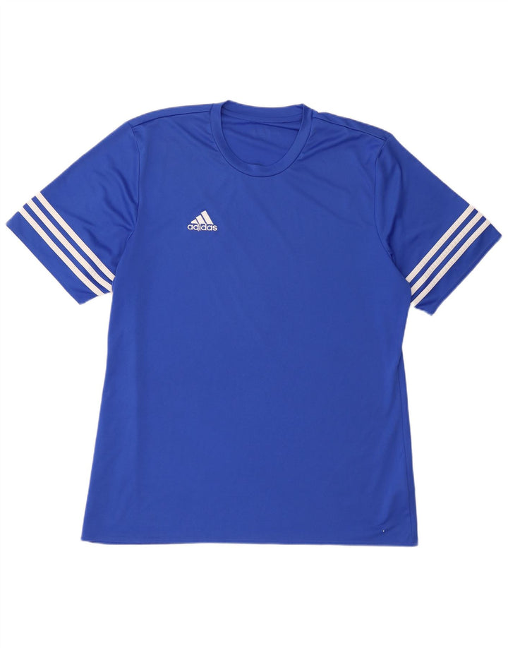 Tricou pentru bărbați Adidas Top 2XL Albastru Poliester