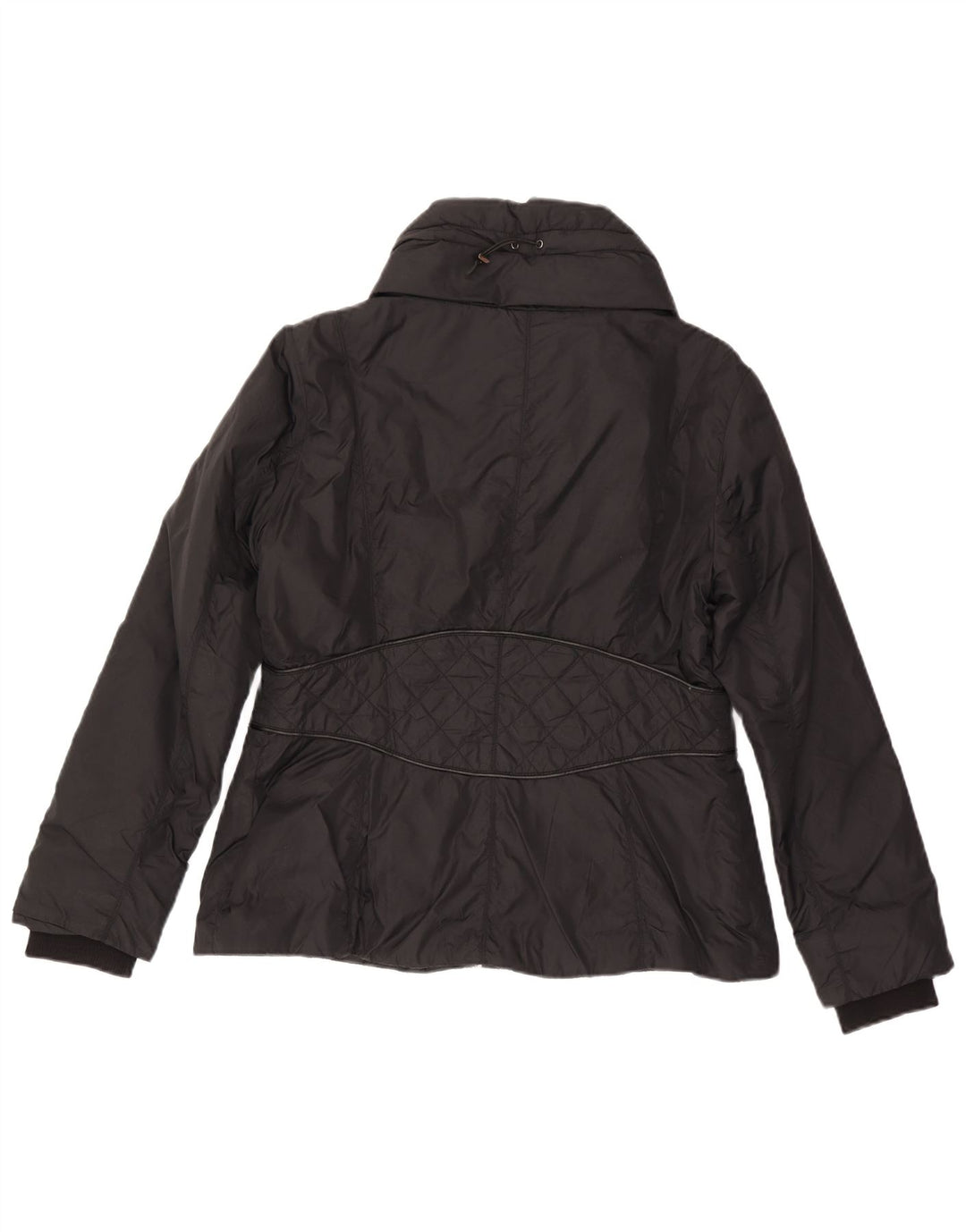 Zara Quiltet jakke til kvinder UK 18 XL Sort Polyester