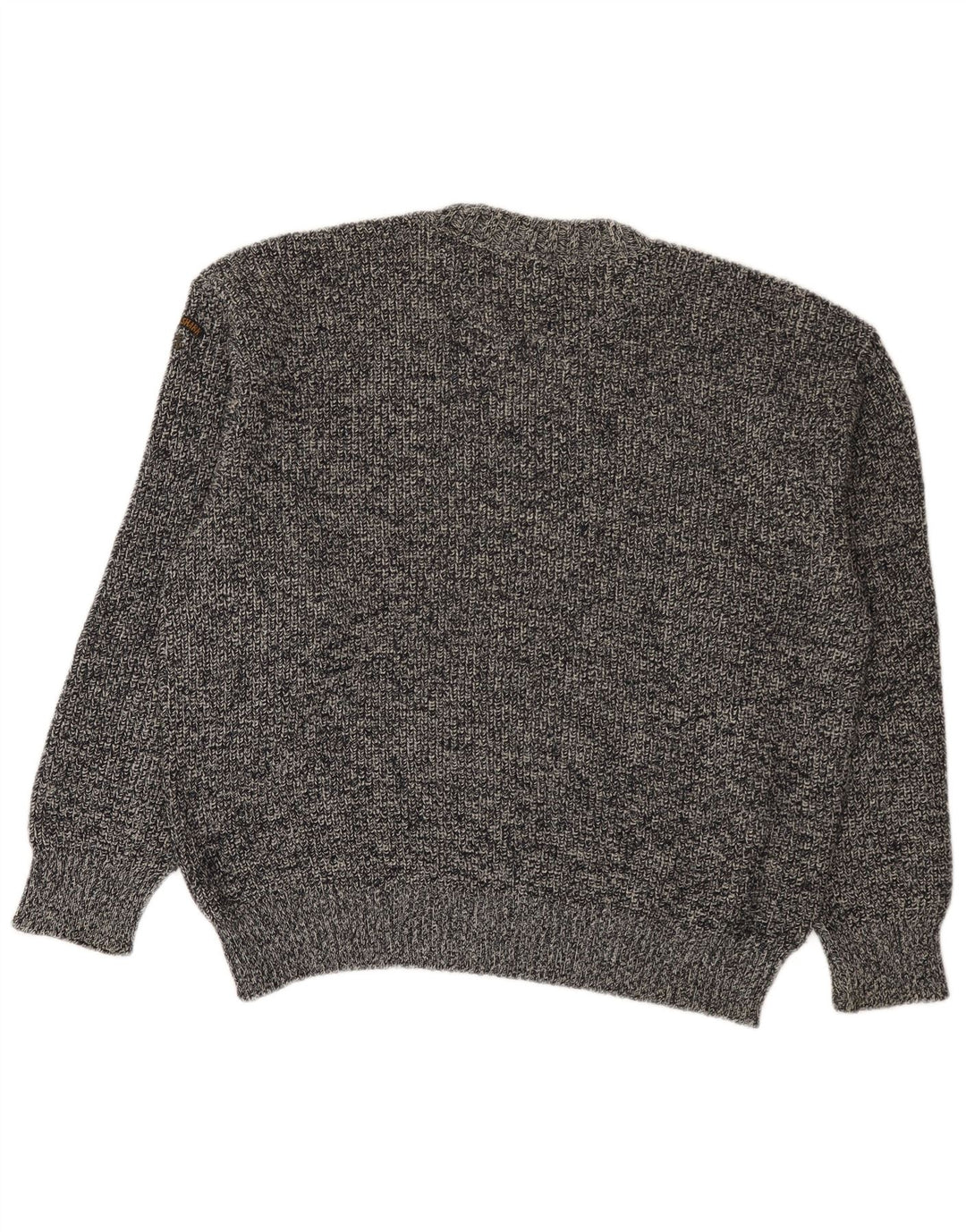 Paul & Shark Mens Crew Neck Jumper Sweater Medium Grey Flecked Wool