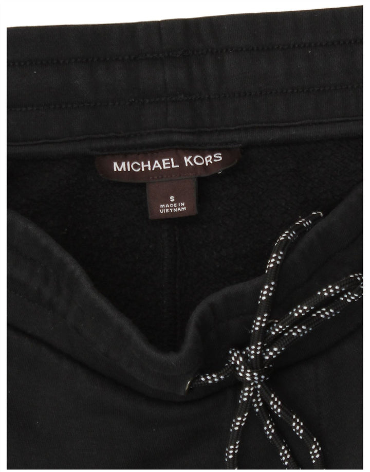 Michael Kors Herren-Trainingsanzug mit Grafik, Jogginghose, Größe S, Schwarz, Polyester