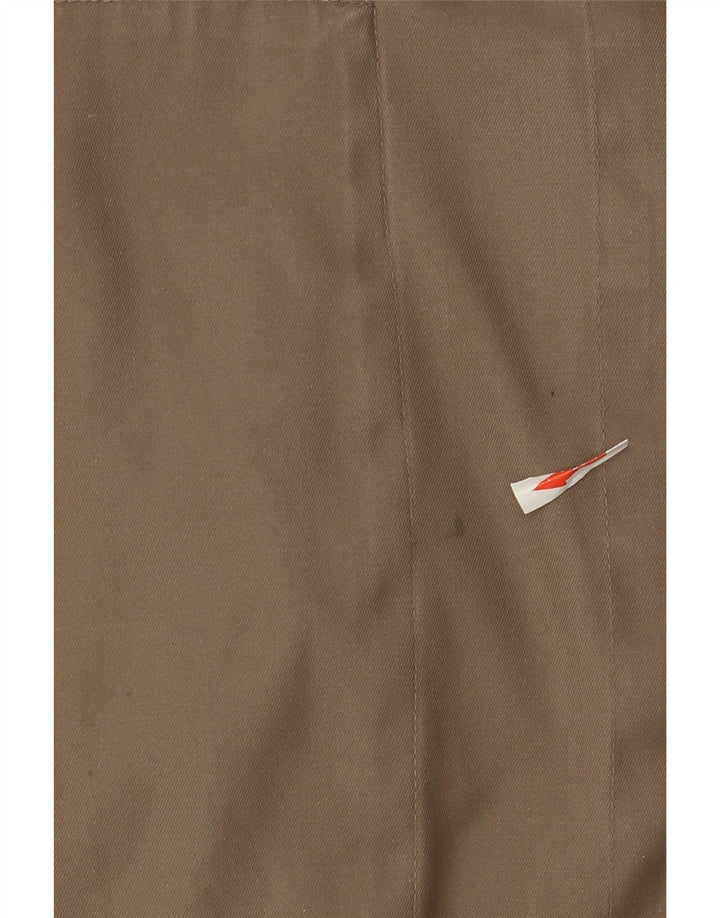 Vintage Mens Sherpa Military Jacket EU 58 4XL Brown Polyester