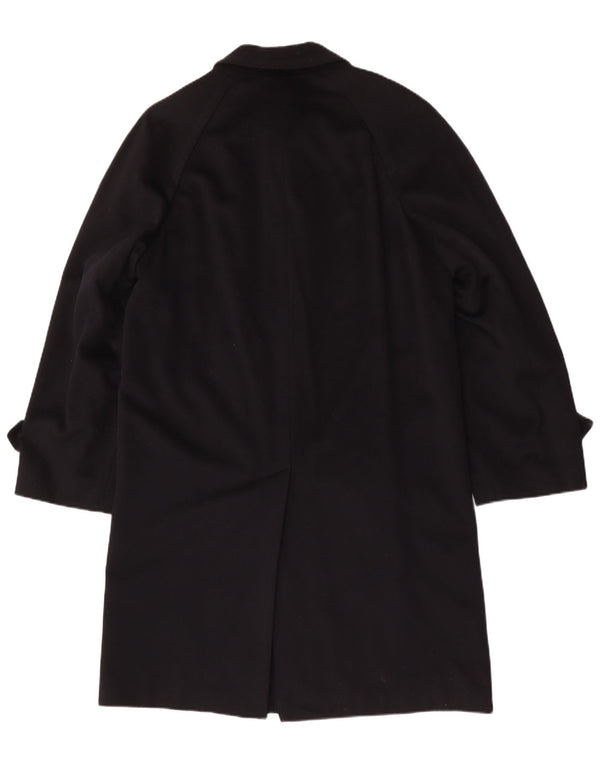 Dalton & Forsythe x Loro Piana Herrenmantel IT 46 Small Schwarze Wolle