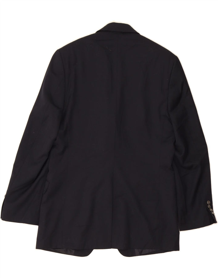 MICHAEL KORS Mens Regular Fit Blazer Jacket UK 38 Medium Navy Blue Vintage Michael Kors and Second-Hand Michael Kors from Messina Hembry 