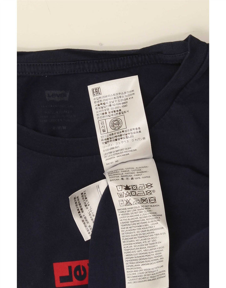 Levi's Tee-Shirt à Manches Courtes Regular Graphic Homme Bleu Marine Moyen