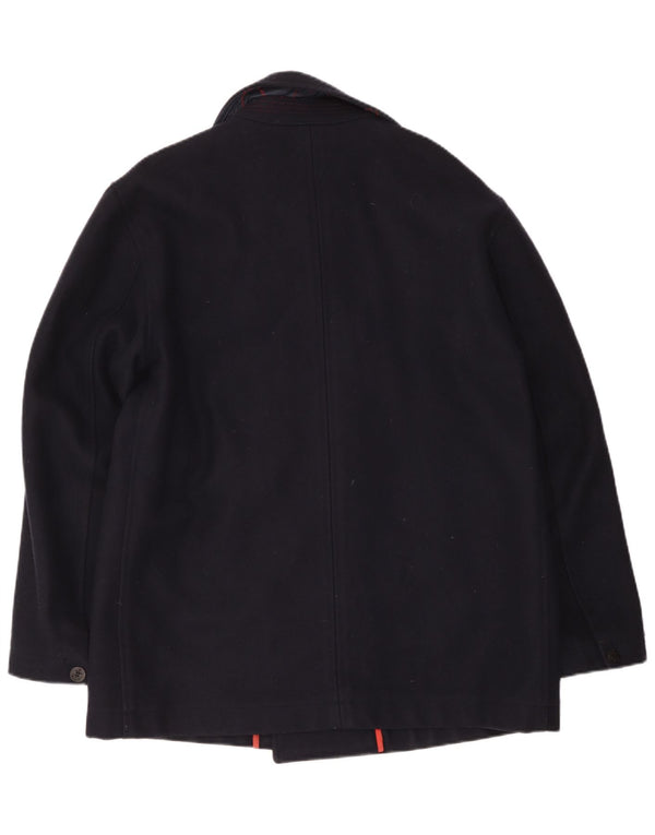 Elvstrom Chaquetón para hombre UK 42 XL Lana azul marino