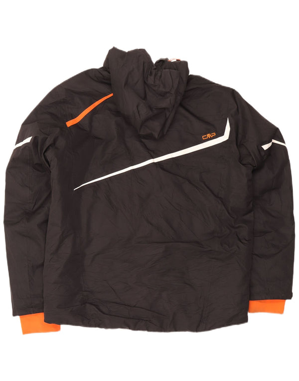 Jaqueta de esqui com capuz masculino CMP IT 54 2XL preto Colourblock poliéster esportes